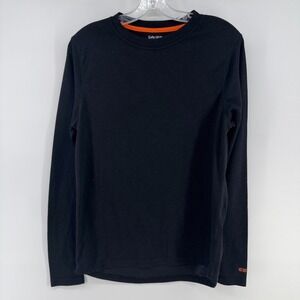 Omni Wool Long Sleeve Crew Neck Base Layer Shirt Men's Medium Black Warm Stretch